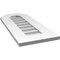 Ekena Millwork Octagonal Top Surface Mount PVC Gable Vent w/ 3-1/2"W x 1"P Standard Frame, 12"W x 28"H GVPOT12X2801SN - alternate 4